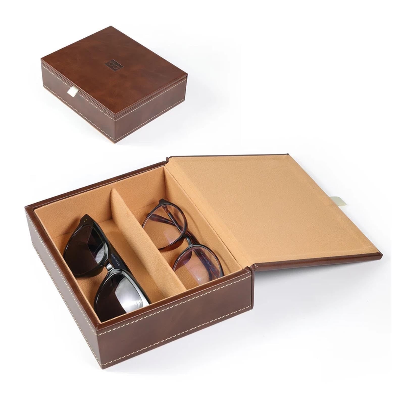 Sonnenbrillen Organizer mit Deckel Aufbewahrungskoffer for Sonnenbrillen
