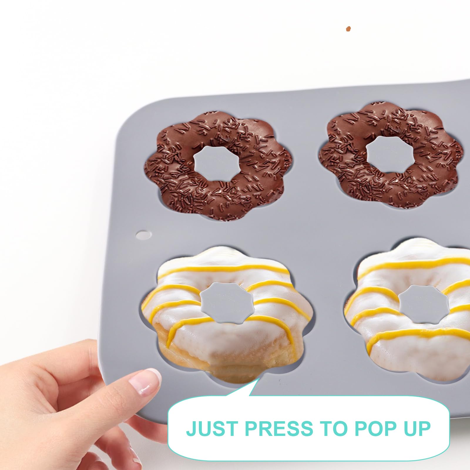 Cabilock Silikon Kürbis Kuchenform Rund - Flexible Backform Antihaft