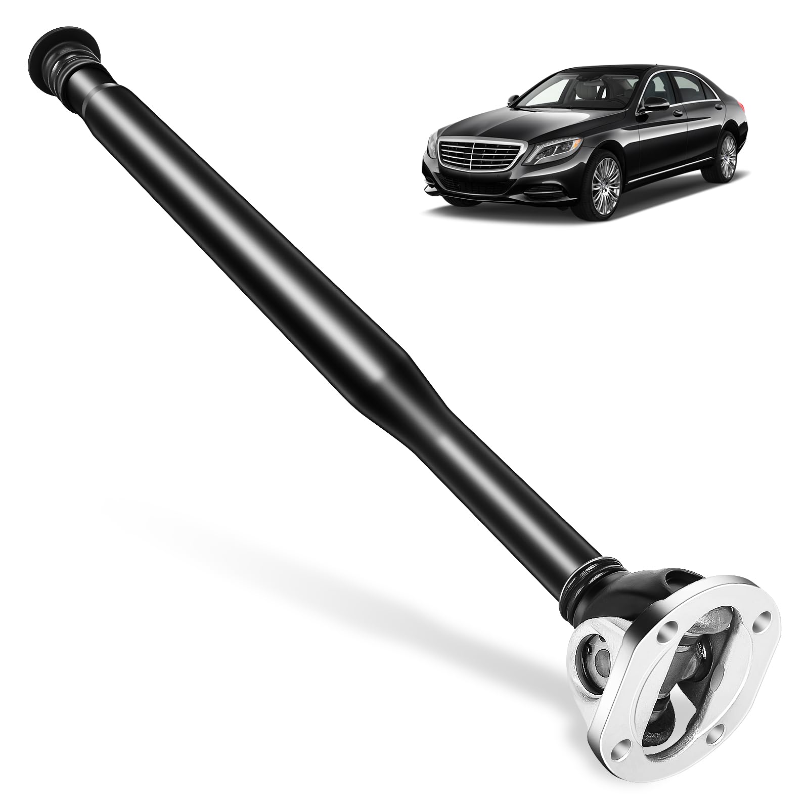 Front Drive Shaft Propeller Shaft Driveshaft Assembly AWD for Mercedes-Benz C230 C250 C300 C350 CL550 E350 S550 CLS63 GLK350 SL65 S450 S63 AMG, Replace# 2044106701 2044102601 938-241