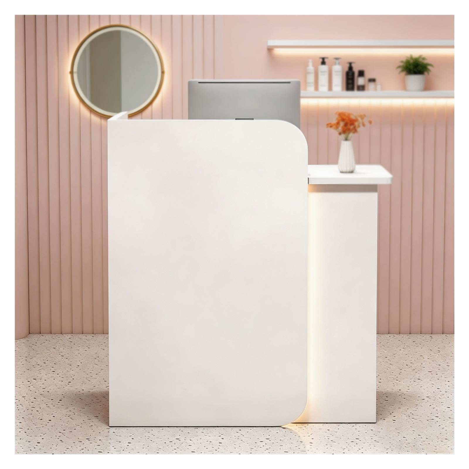 Bancone Negozio Moderno Con Luce LED Per Ufficio, Hotel, Negozio, Salon