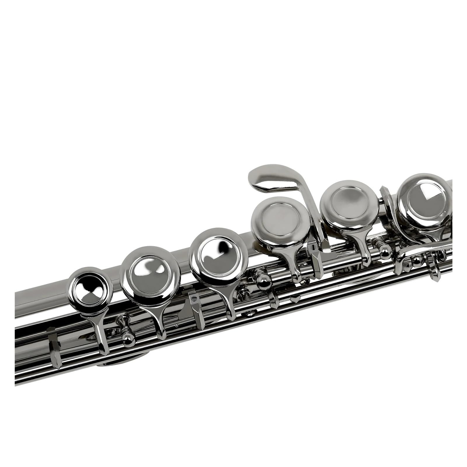 Flauta 16 agujeros cerrados llave C flauta transversal profesional instrumento Musical de concierto con caja paño de limpieza guantes de palo