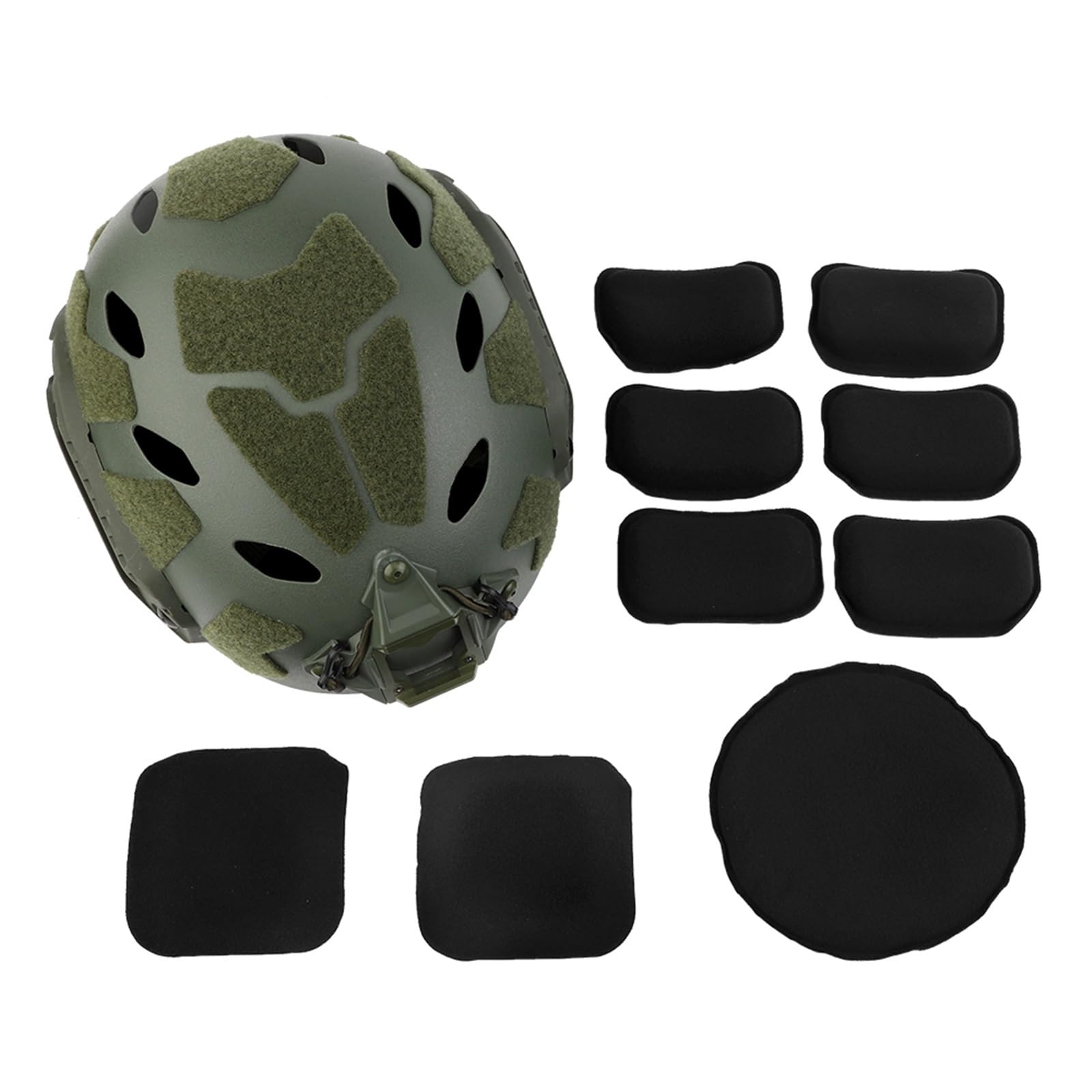 Hełm Taktyczny Fast SF Super High Cut Helmet CS Paintball Protection Airsoft Equipment - Wersja Uproszczona