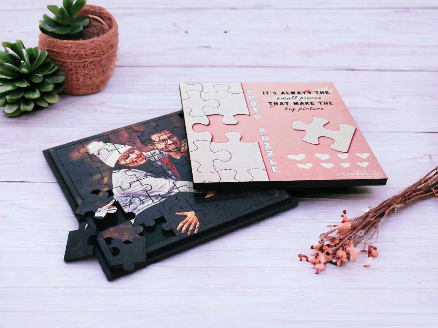 Incredible Gifts India Customized Wooden Photo Jigsaw Puzzle (17.2 x 17.2 Cm) (B0CSWNRFX1) Amazon Price History, Amazon Price Tracker