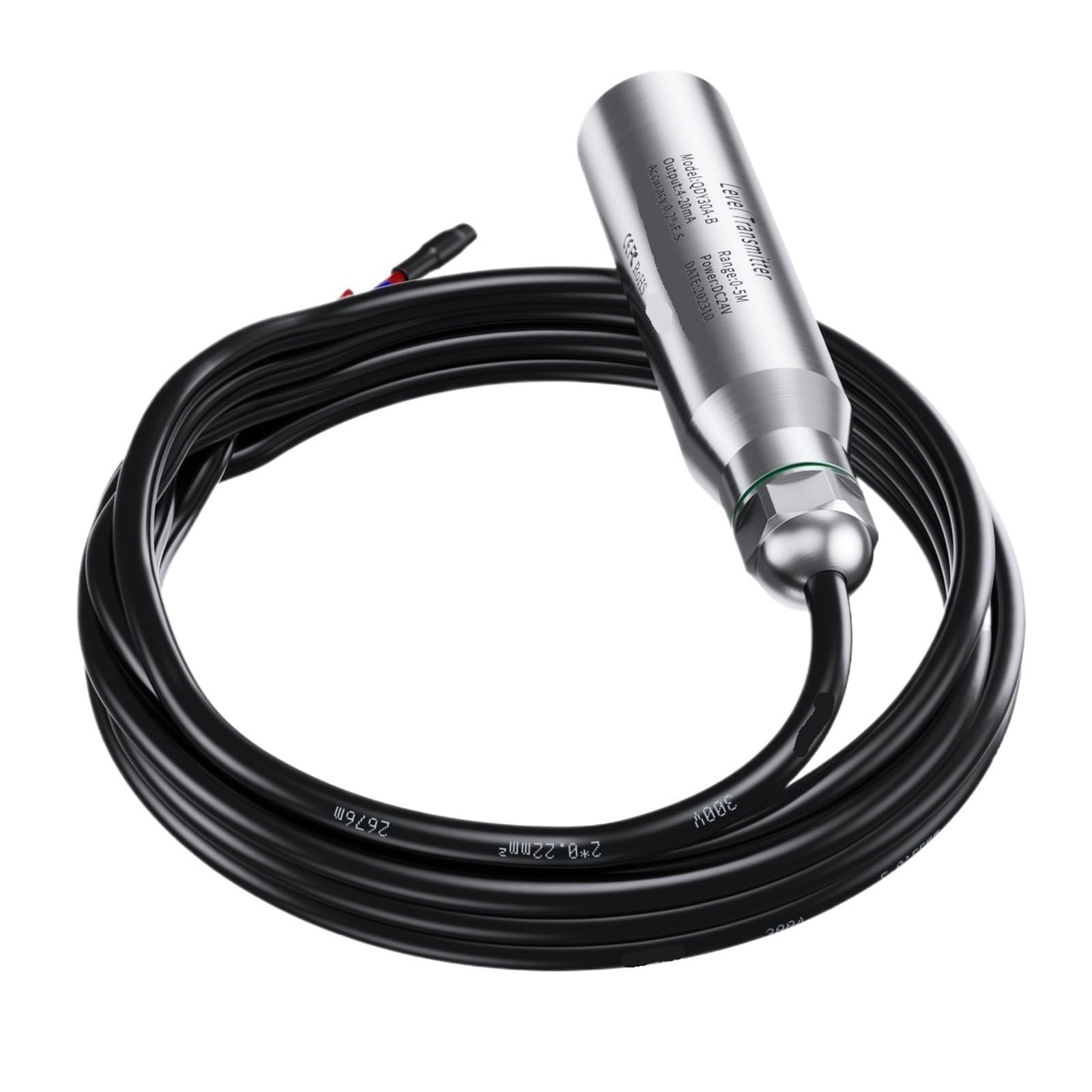 3 metry do 4-20 mA Hydrostatyczny czujnik poziomu cieczy nadajnik DC12-30V zbiornik na wodę miernik przetwornika płynów 5m 6m 10m do 0-10V RS485