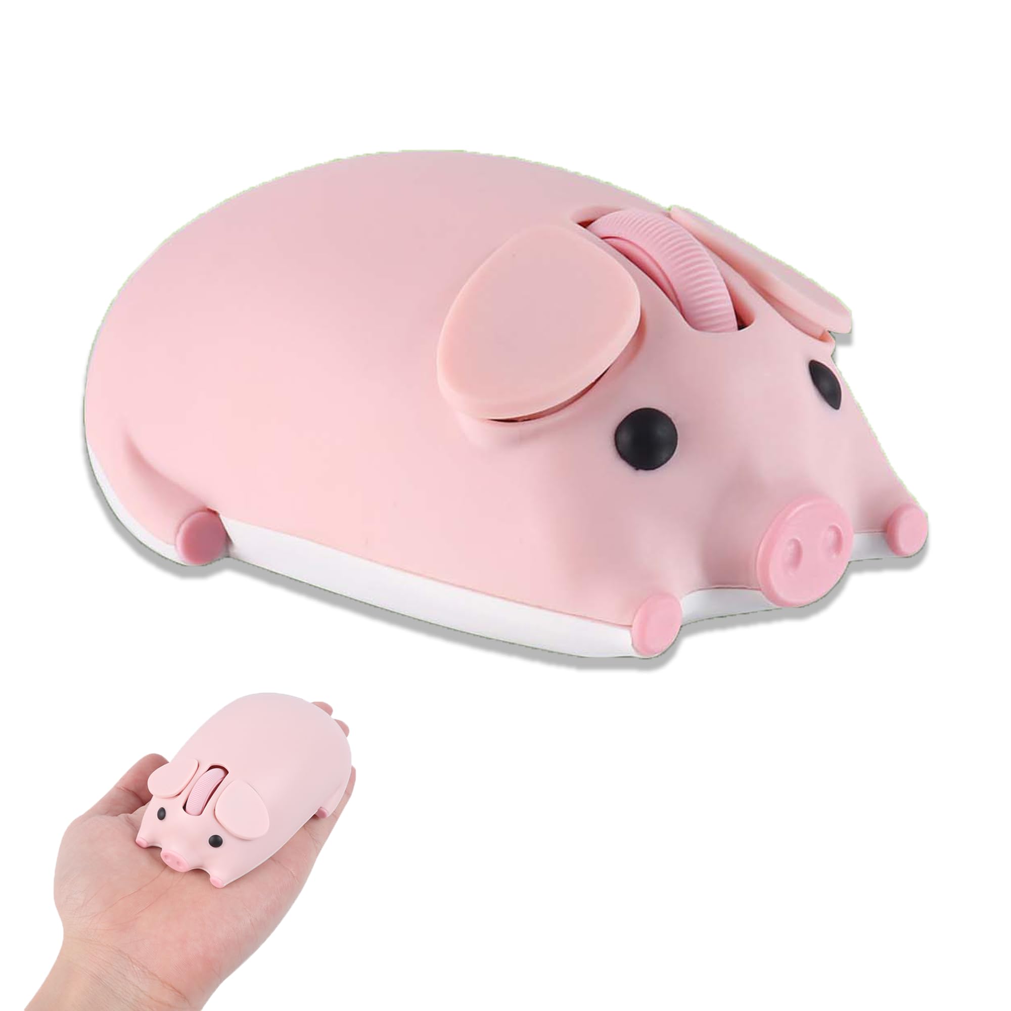 KeautFair Mini Kabellose USB Maus,Tragbar Winzig Klein Akku