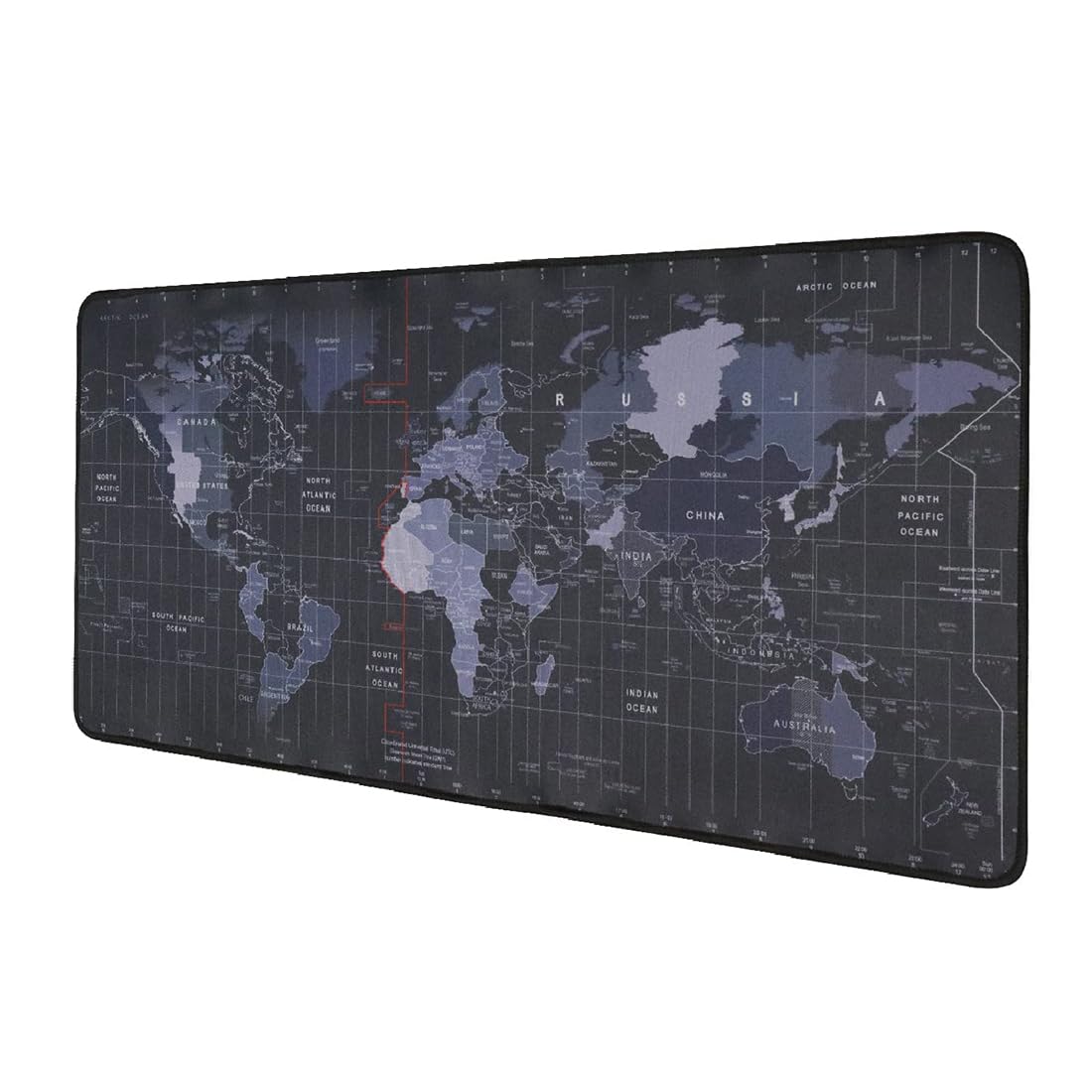 SKYWELL Extended Desk Mat with World Map Design, Anti-Slip Rubber, Stitched Edges, for Gaming, Laptop, Computer. 600L x 300B mm, Black (Medium) (B0CZJ2S4LR) Amazon Price History, Amazon Price Tracker