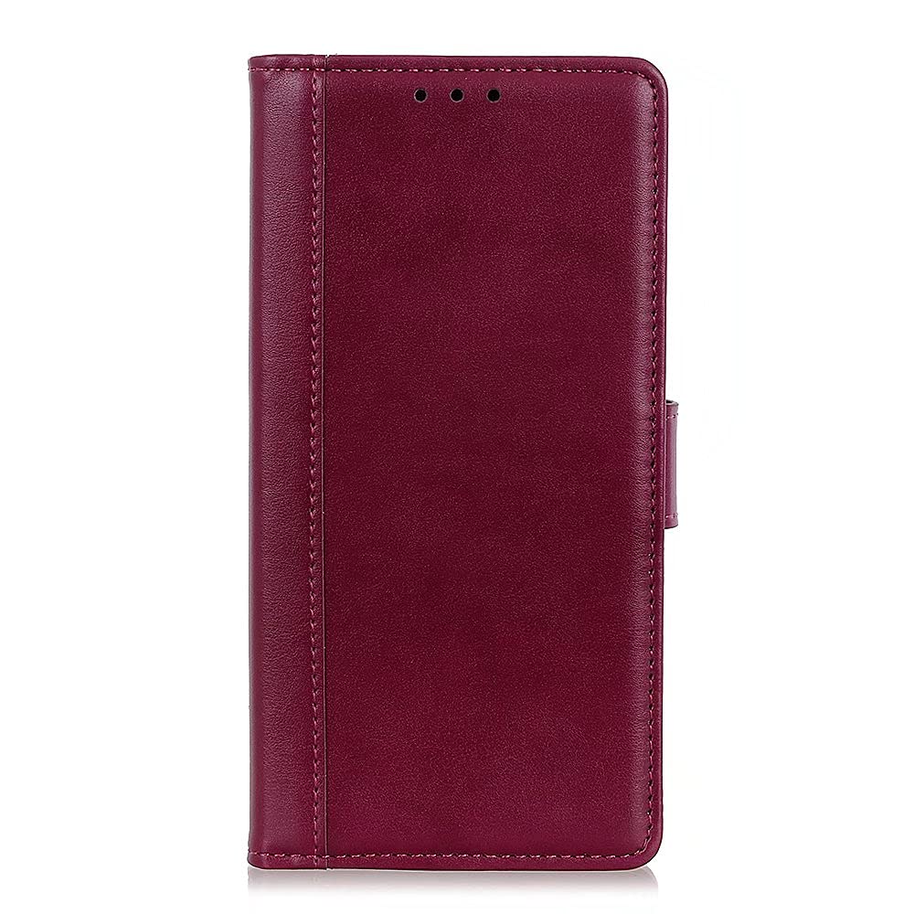 Cover Per Google Pixel 6a Con Portafoglio E Supporto – Pelle Marrone, Anti-Slip