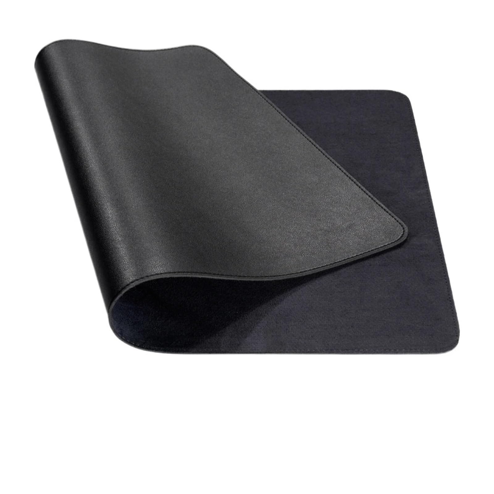 Repose-poignet pour clavier Tapis de souris simple face Portable grand Gamer imperméable en cuir daim tapis bureau ordinateur clavier couverture Table(Black,120 X 60 CM)
