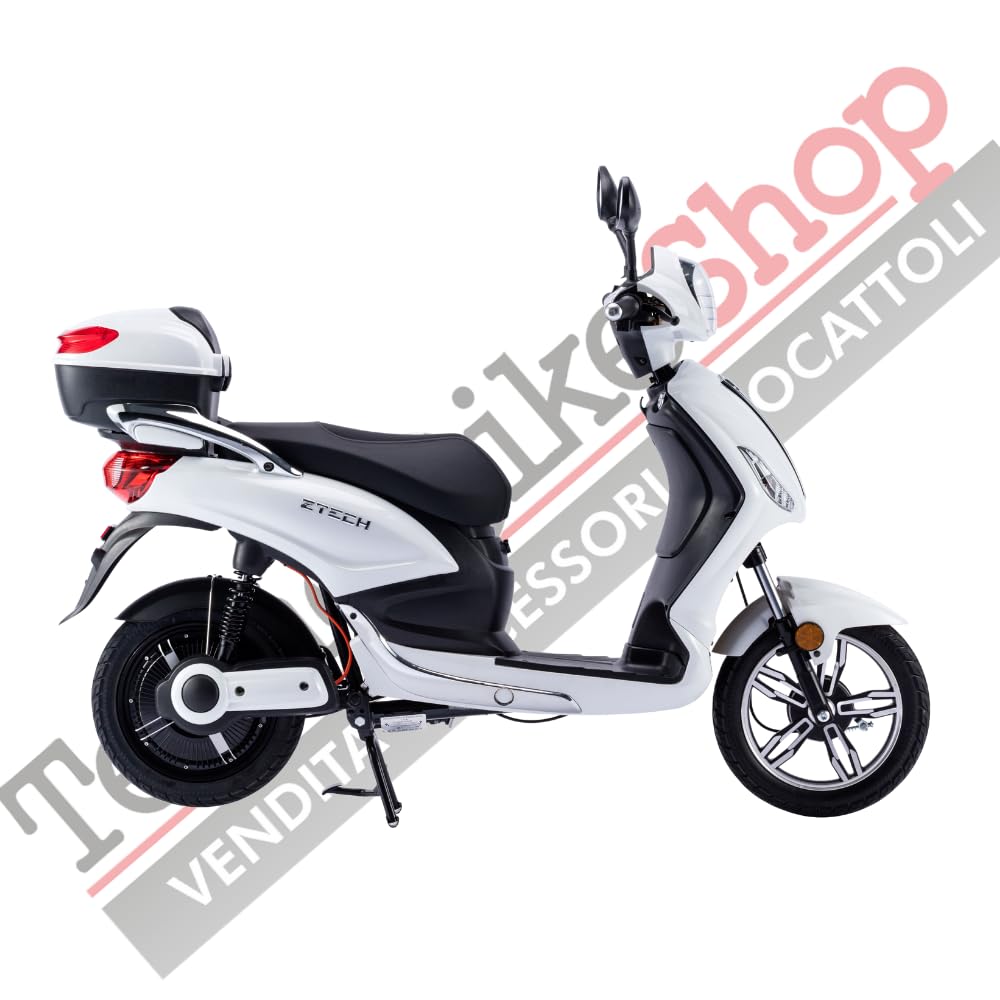 Tecnobike Shop Bici Elettrica a Pedalata Assistita Biciclette Elettroniche Alimentate Z-Tech ZT-09-TA 250w 12Ah Batteria al Piombo Antifuro Bluetooth
