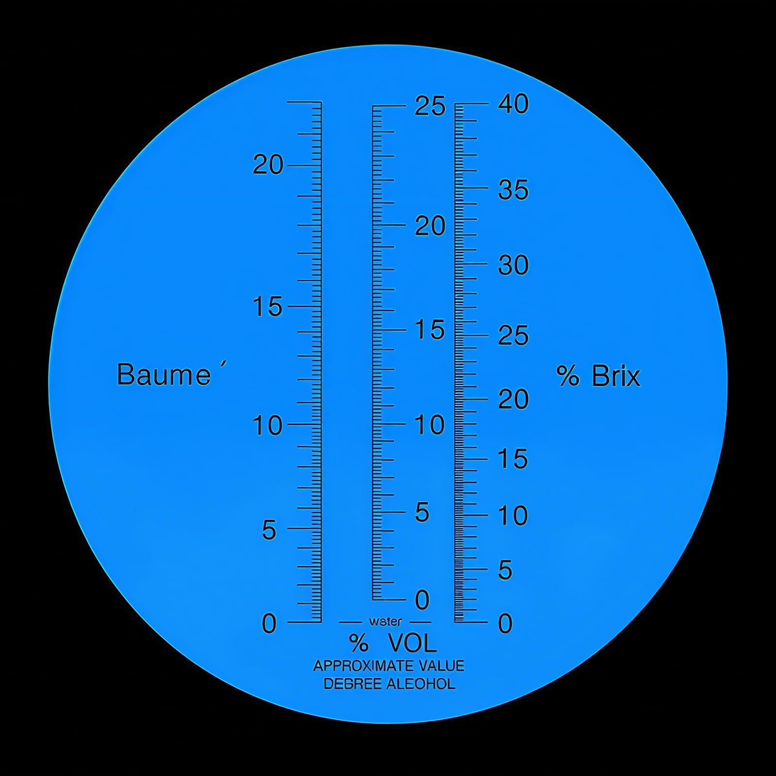 Wine Refractometer Kit - Brix, Alcohol & Baume -6 Wine Refractometer Kit - Brix, Alcohol & Baume -6