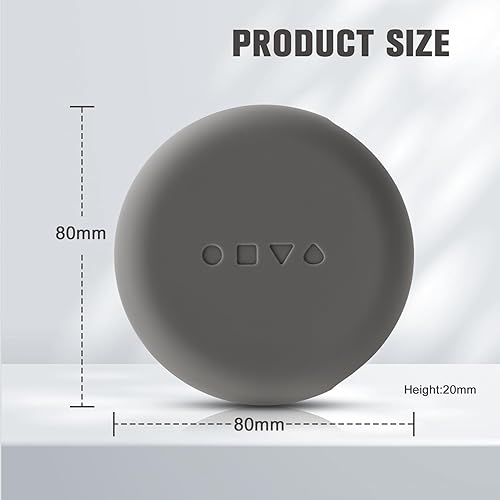 Miniatura 7 de FERYES Soporte de silicona para polvo, suave, agradable a la piel, almacenamiento de licuadora de belleza para viajes, color marrón claro (1 unidad)