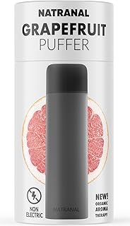 Natranal Puffer Oral Fixation Craving Relief Quit Smoking Aid and Quit Vaping Aid Tobacco Free Nicotine Free Non-Electric Support Sweet Grapefruit Flavor Oxygen Inhaler