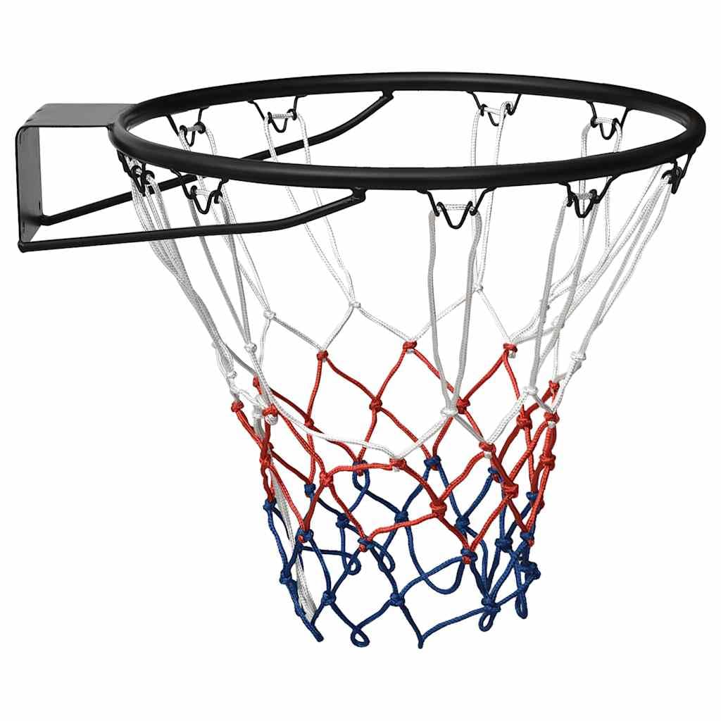 Genérico Aro de Baloncesto Acero Negro 45 cm,Aros de baloncesto-93659