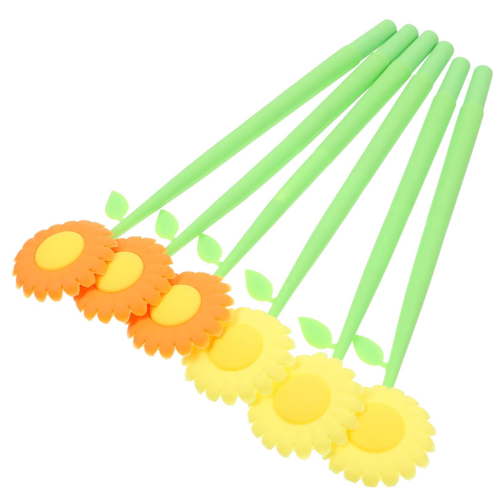 Didiseaon 18 Pezzi Penna In Silicone Girasole Simpatico Cartone Animato Penne A Inchiostro Gel Penne Botaniche Penna Per Firma Di Nozze Giocattoli Novità Penne A Sfera Di Partito