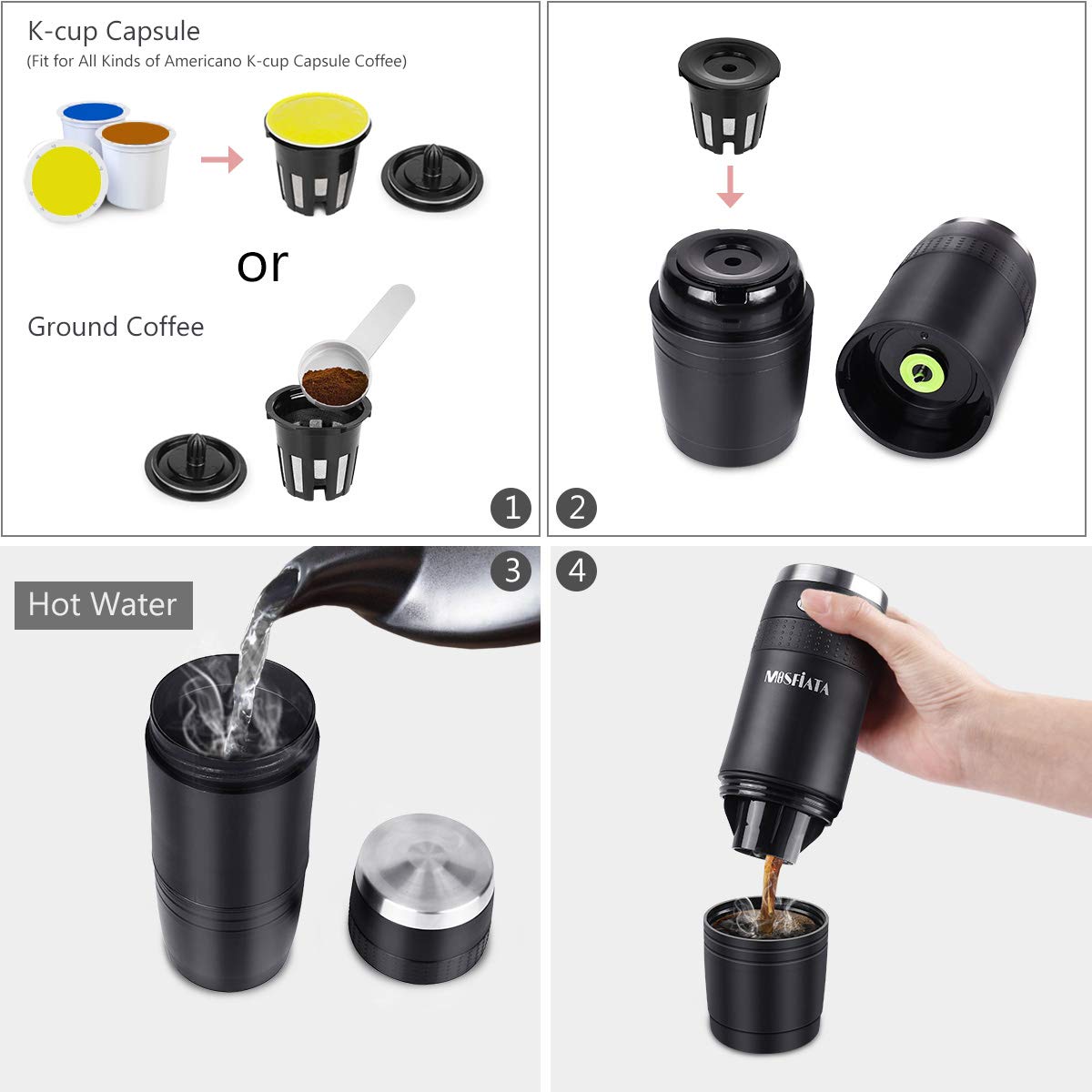 MOSFiATA Portable Coffee Maker 