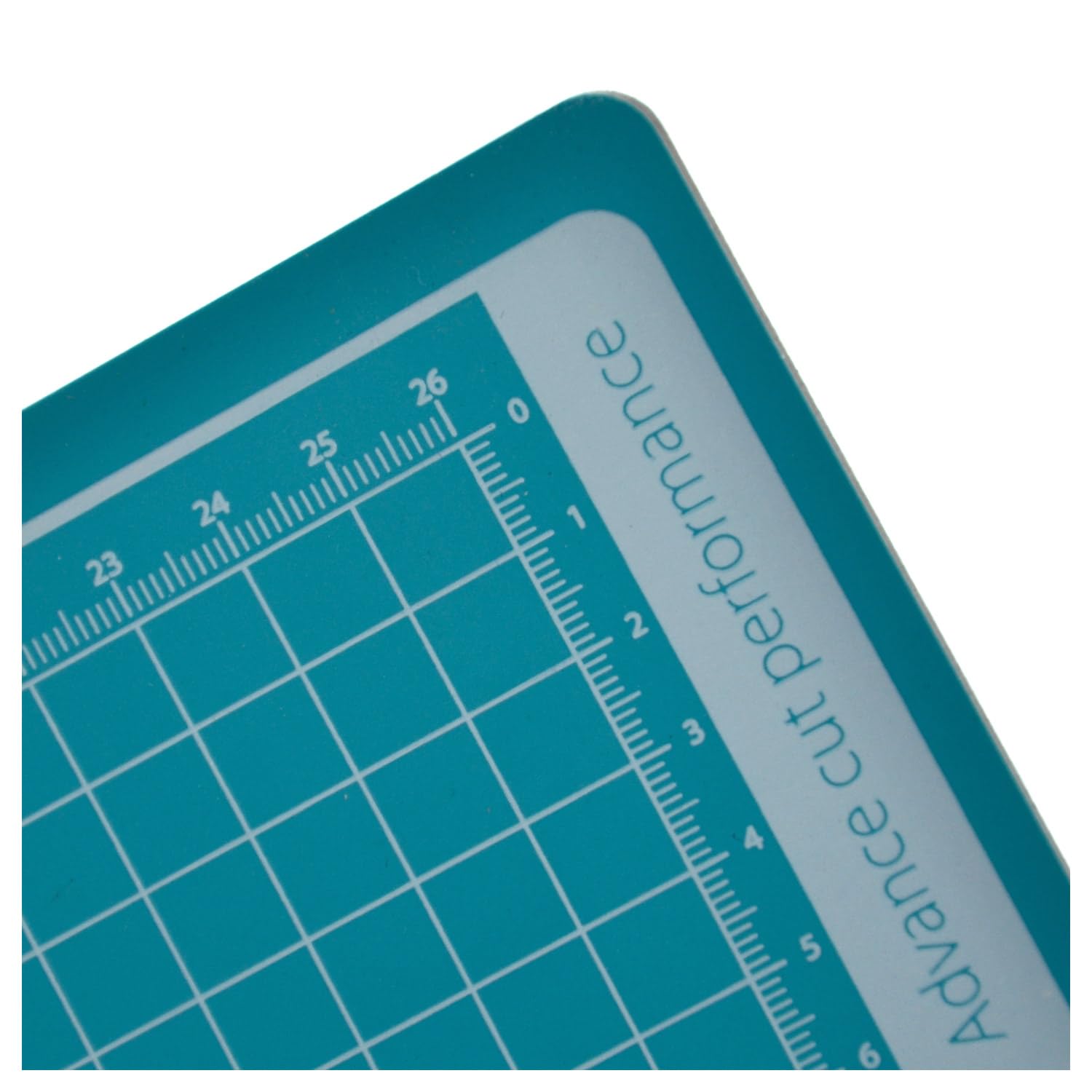 Planche de découpe auto-cicatrisante de grande résistance, quadrillage et règles imprimées, d'une épaisseur de 3 mm, idéale comme protecteur ou base de découpe par Office Box (turquoise, A1)