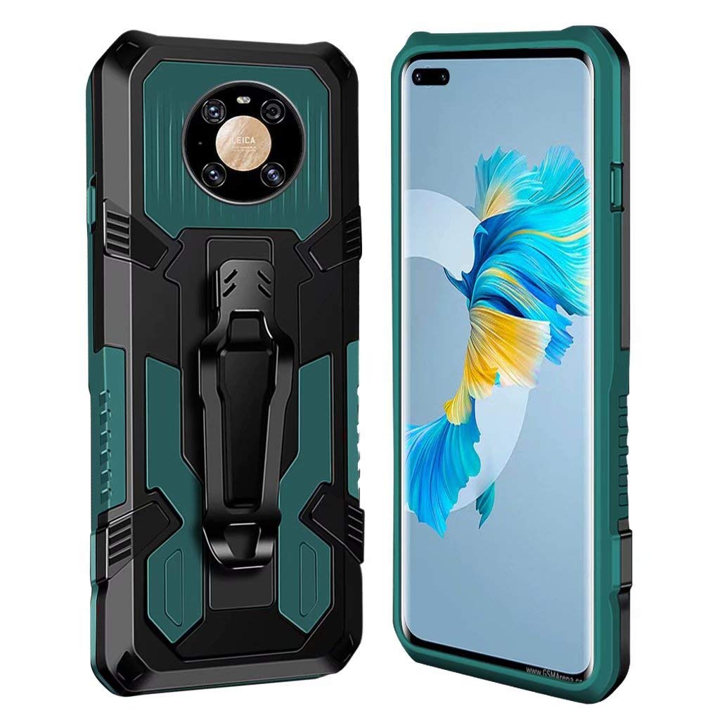SATURCASE Custodia Per Huawei Mate 20 Lite, Anello Kickstand Hybrid 2