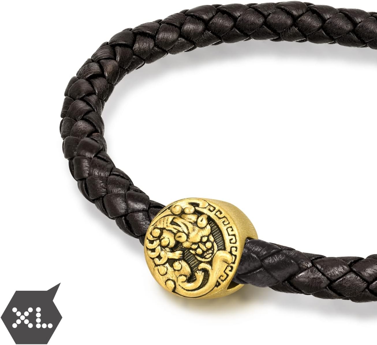 CHOW SANG SANG 999 24K Gold Charme Charm Pixiu Celtic Knot Charm Blessing Bracelet for Men and Women 93832C