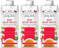 Vista 14 de Caru - Caldo de Huesos de Res Diario - Complemento para Comida de Perros y Gatos - Respalda la Salud General de las Mascotas - Caldo para Verter