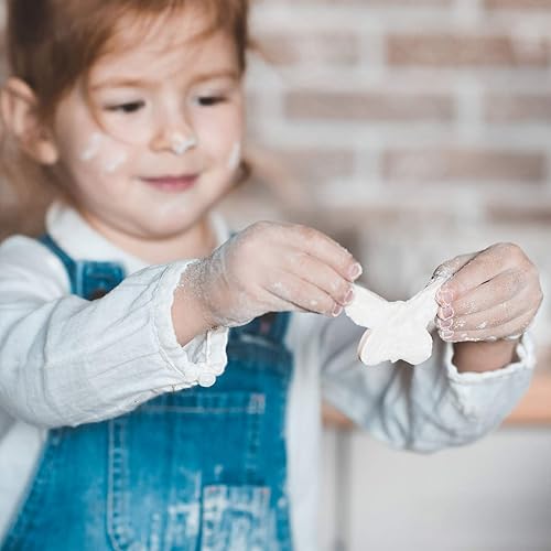 Miniatura 7 de Juego de 8 piezas de cortador de galletas de mariposa de acero inoxidable y 6 pines de agitación de azúcar para sándwich, chocolate, fondant,