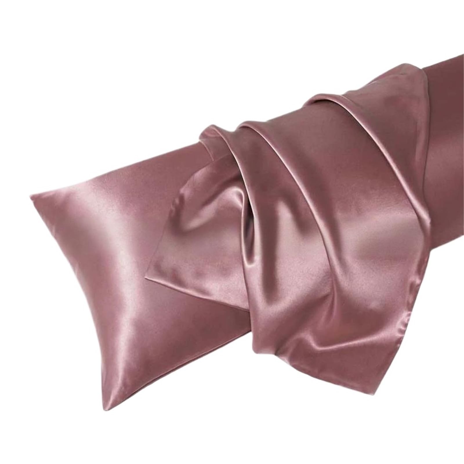 Silk pillowcase Silk Pillow Cover Satin Case For Hair Skin Pillowcase 51x66cm Pillowcases Set Silky With Envelope Closure(Color C)