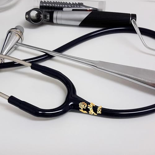 Miniatura 4 de Etiqueta de nombre de estetoscopio personalizada, dijes de identificación de estetoscopio personalizados para enfermeras, médicos, asistentes