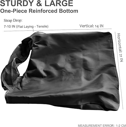 Miniatura 3 de HAPPYHEDI - Bolsas plegables reutilizables para comestibles, lavables, asas largas, bolsa plegable, resistente a granel, Multi