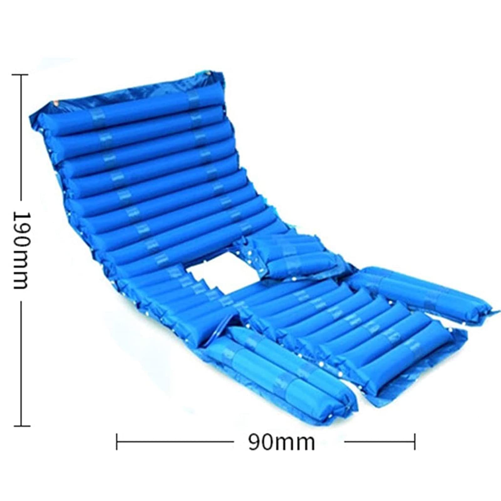 Colchón Inflable antiescaras, Cama médica con Orificio, colchón para atención médica de Pacientes con parálisis, se Adapta a Cama de Hospital estándar