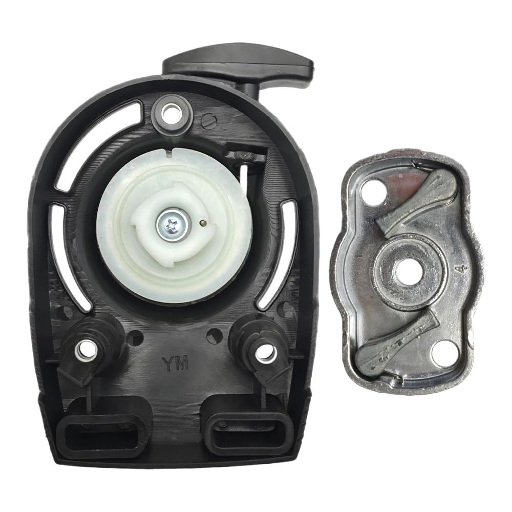 Kit de 2 Piezas Resorte trinquete polea Dentada Arranque fácil for Motor GX35 4 Cilindros, cortacéspedes, recortadoras, repuestos