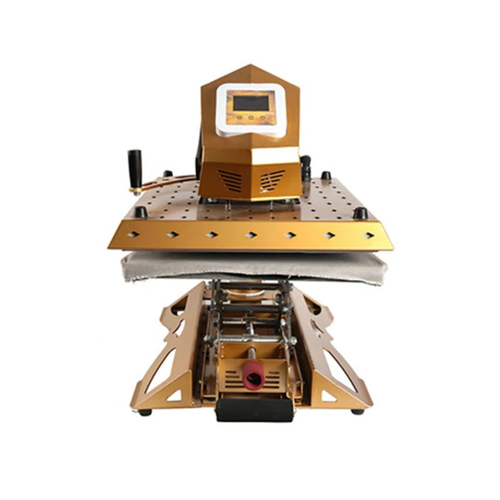 EDEDE Macchina per pressa a Caldo, Macchina da Stampa a trasferimento Termico Piatta, pressa di Calore for Magliette oscillante 38 * 38 cm per Attrezzature per Stampa a trasferimento Termico