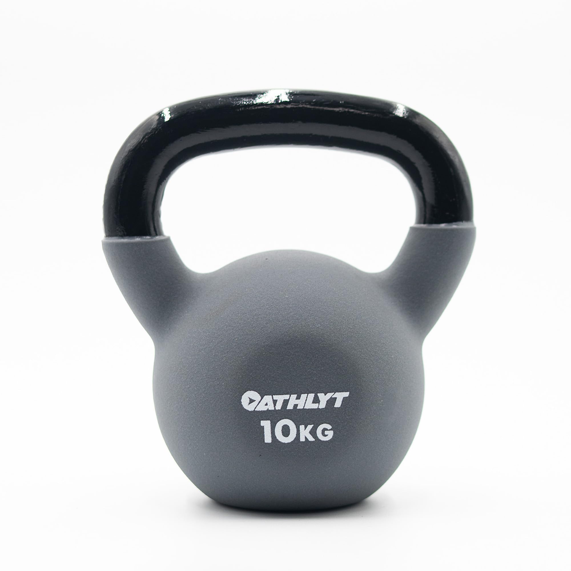 Athlyt Neoprene Kettlebell 10 kg, Grey