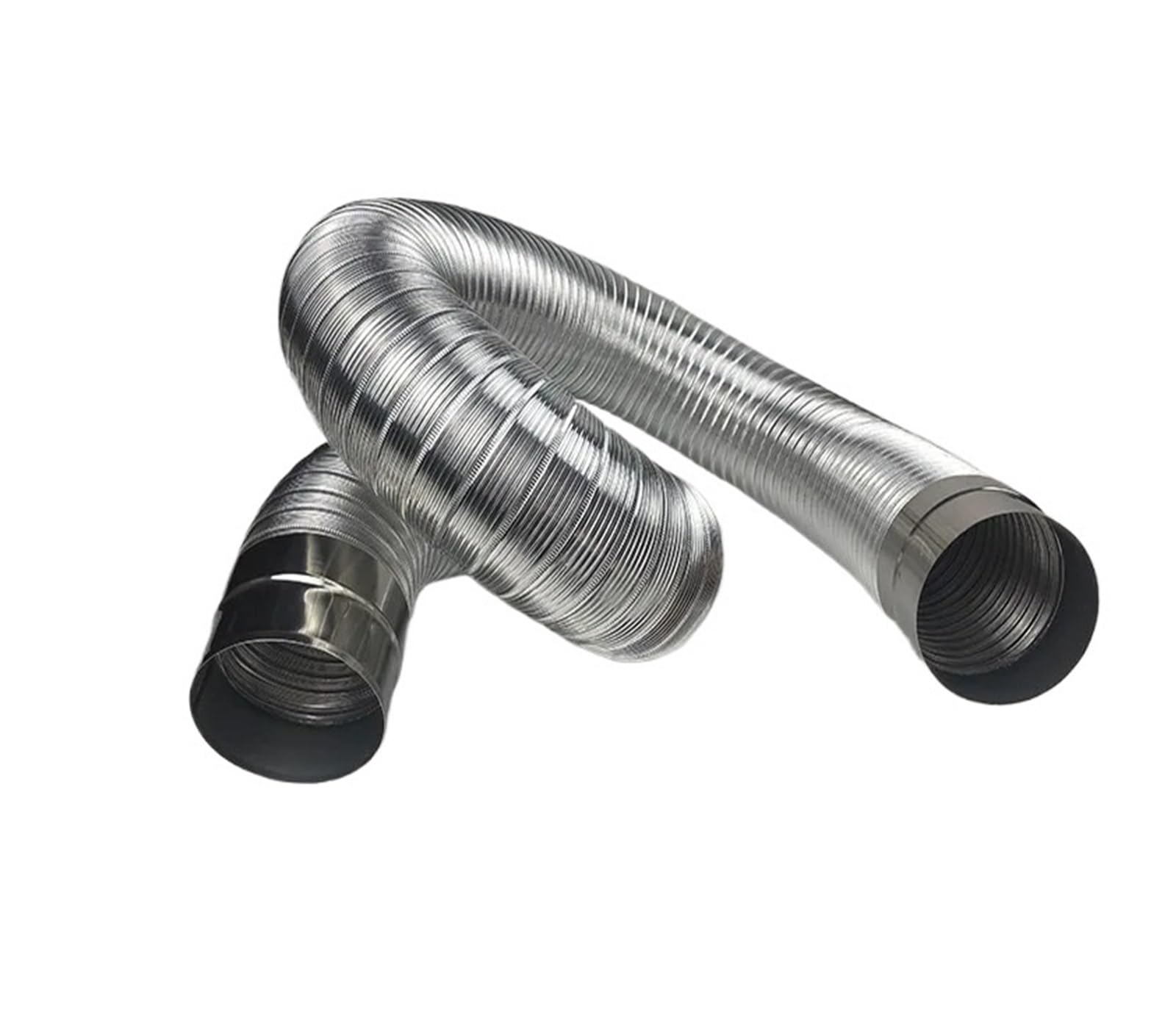 Conducto de escape de cocina de aluminio tubo semiflexible extractor 90mm 1m