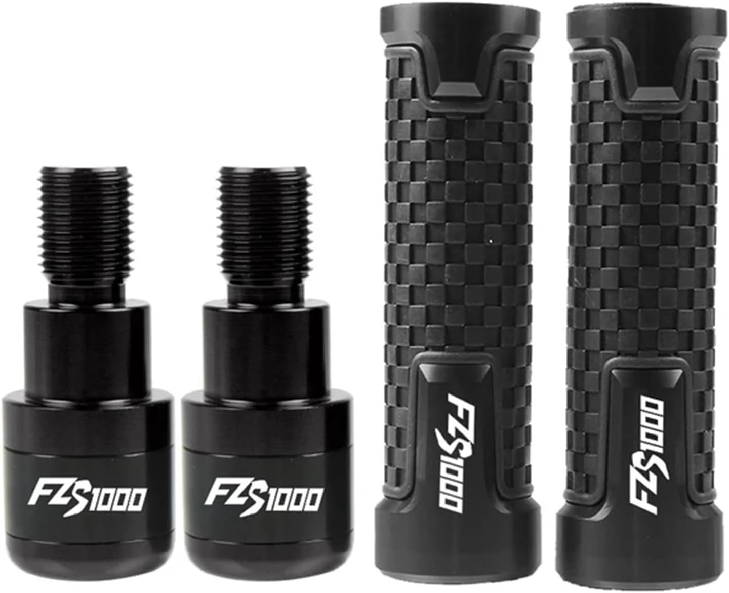 Motorcycle Accessories 7/8" 22mm Handlebar Grips Hand Grip Handle Bar Ends Cap Plug for YAMAHA FZS1000 FAZER