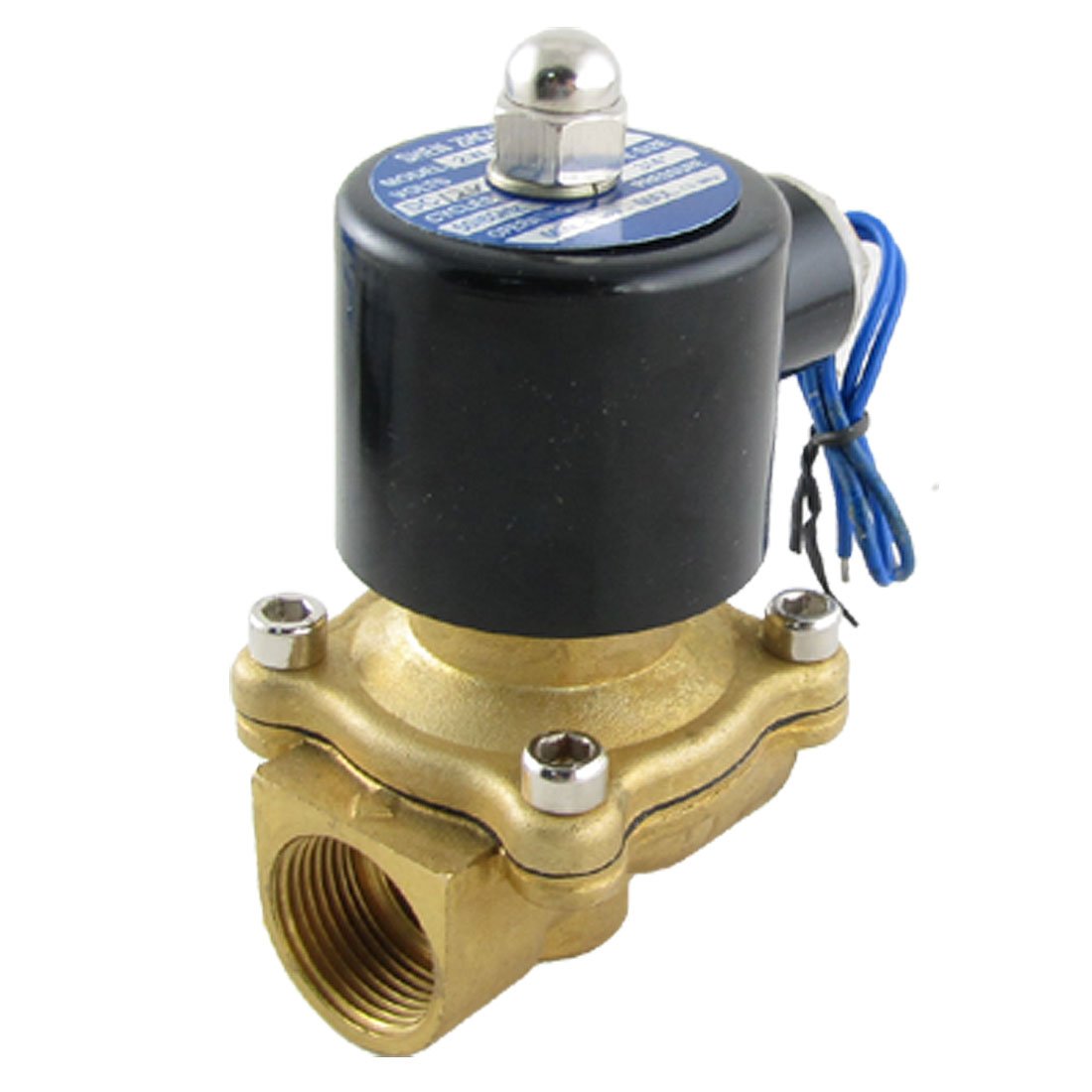 Électrovanne 3/4" DC 12V 2W-200-20 à action directe pour eau et huile