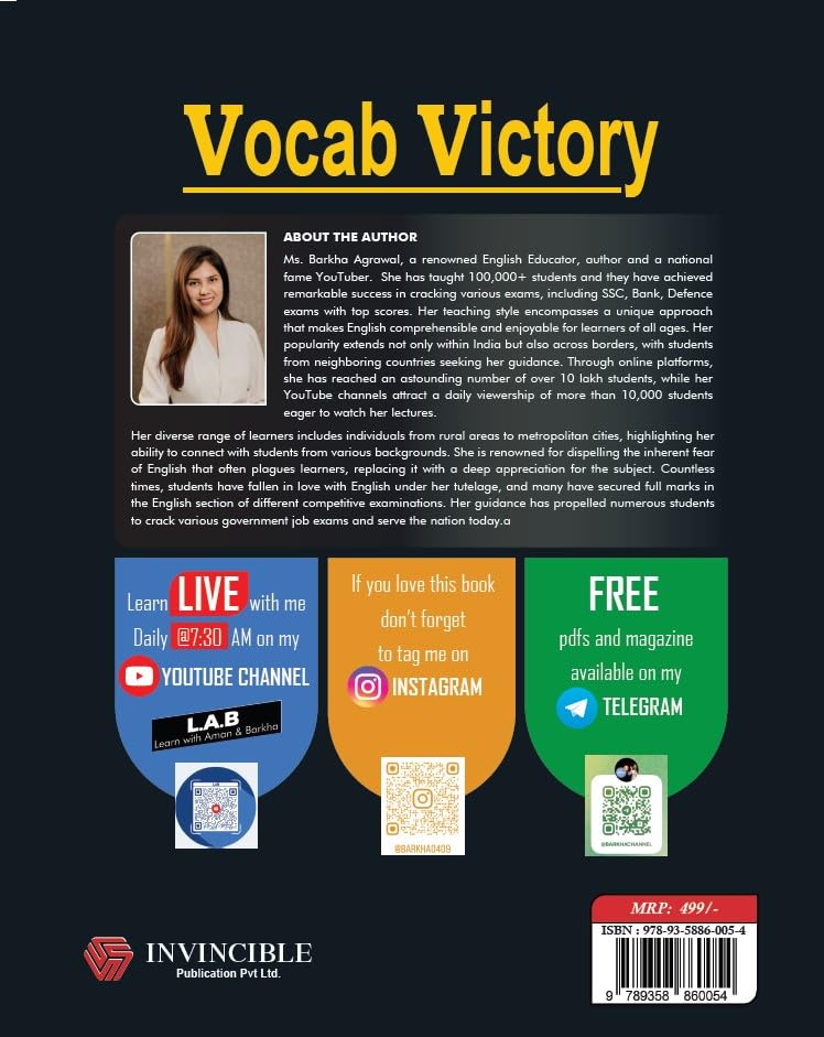 Vocab Victory (English, AGRAWAL BARKHA)