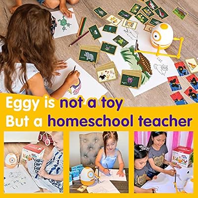 Learning Educational Robot Toys for 3 4 5 Year Old Kids,Interactive Talking Drawing Robot Teach Math Sight Words Preschool Kindergarten Learning Activities Toy Gift for Girls and Boys Age 3-5