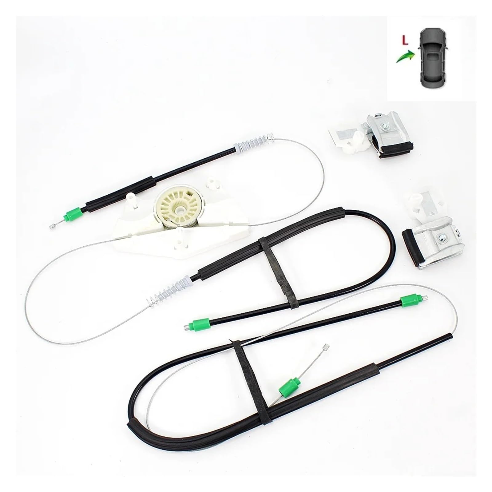 MAMEFVBB Window Regulator Slider Clips Electric Window Regulator Repair Kit for VW for Beetle 1999-2010 Front Left Side