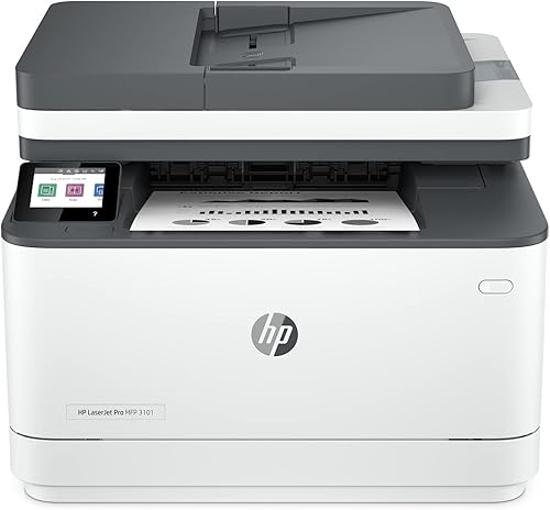 HP Laserjet Pro MFP 3101fdw Impresora inalámbrica en blanco y negro con fax (renovada)