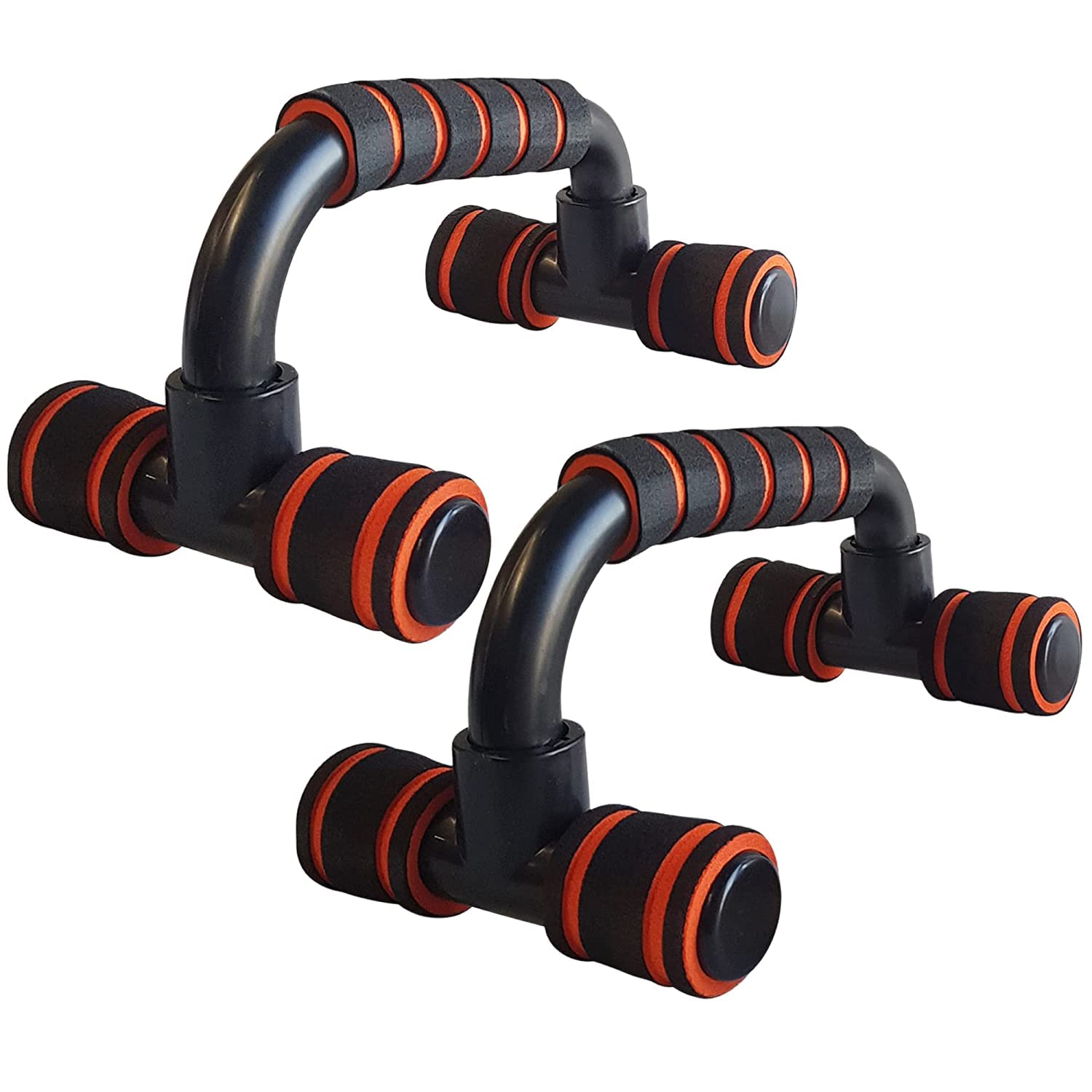 LAFILLETTE Pushup Bars Stands with Slip-Resistant and Comfort Foam Grip -Perfect for Home, Gym and Traveling Fitness (Black)-image-13