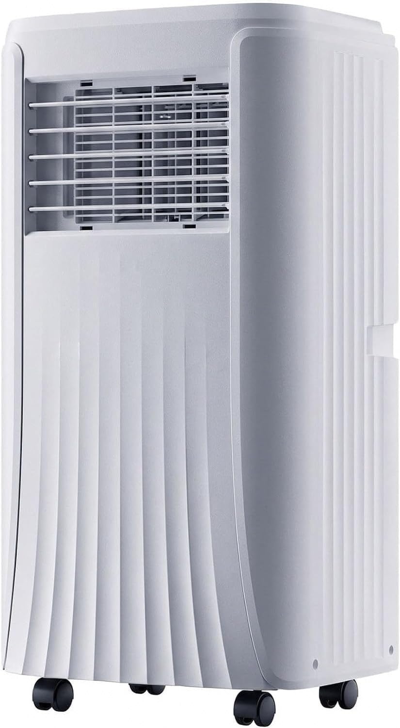 Aire Acondicionado Portátil 10000 BTU para 35 m², Enfriamiento para Hogar y Oficina, Unidad AC con Mando, Ventilador Silencioso, Modo Sueño, Temporizador 24H, K, 9000 Btu, 9000 BTU