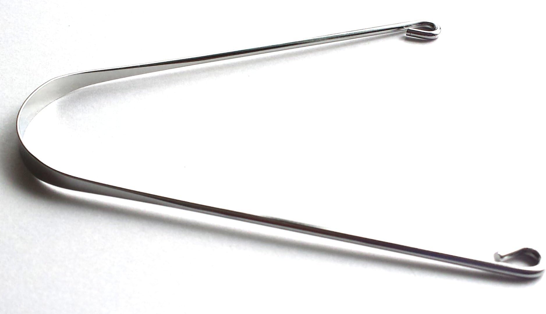 6 x Stainless Steel Metal Tongue Cleaner/Scraper Oral Hygiene Bad Breath