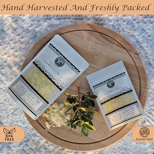 Organic Mastiha Chios 20G – 100% Natural Greek Mastic Gum, Gluten-Free & Sugar-Free Vegan Resin from Greek Farmers, Authentic Mastiha Tears for Daily Use - image 9