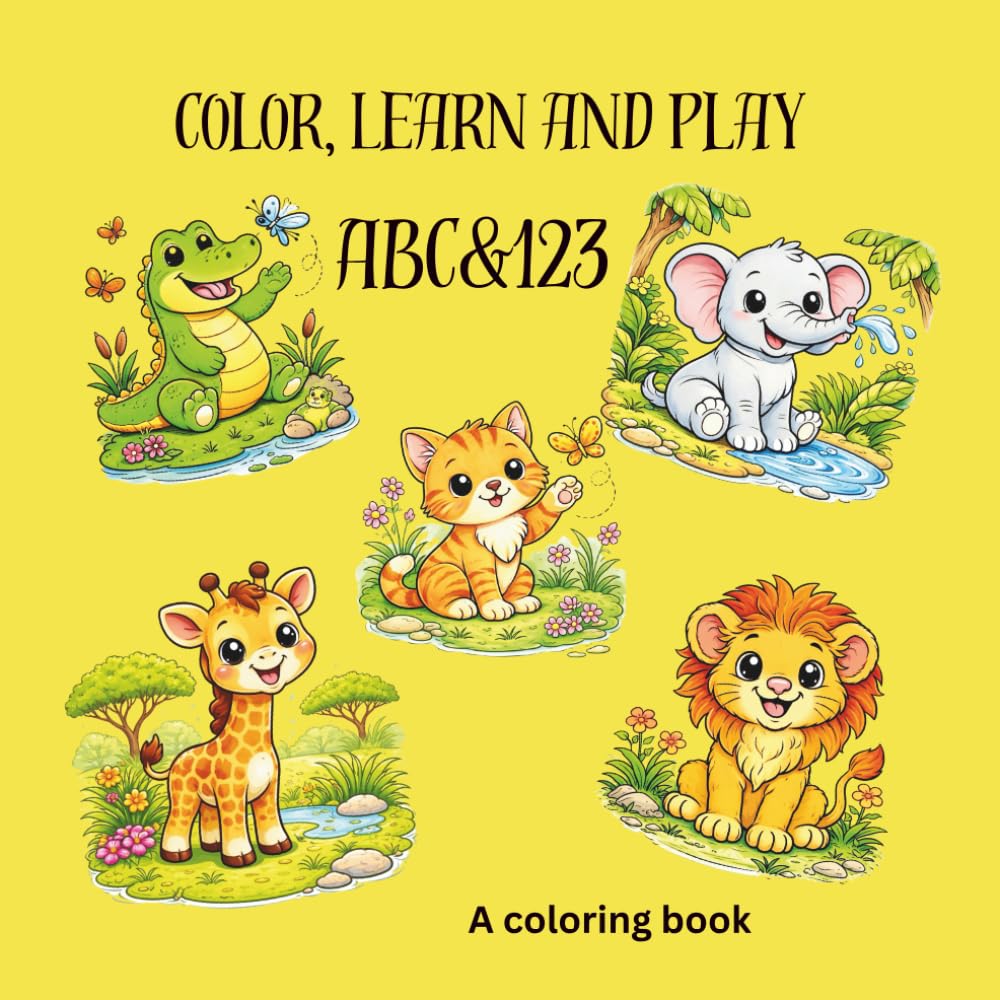My First Learning book: A Coloring book