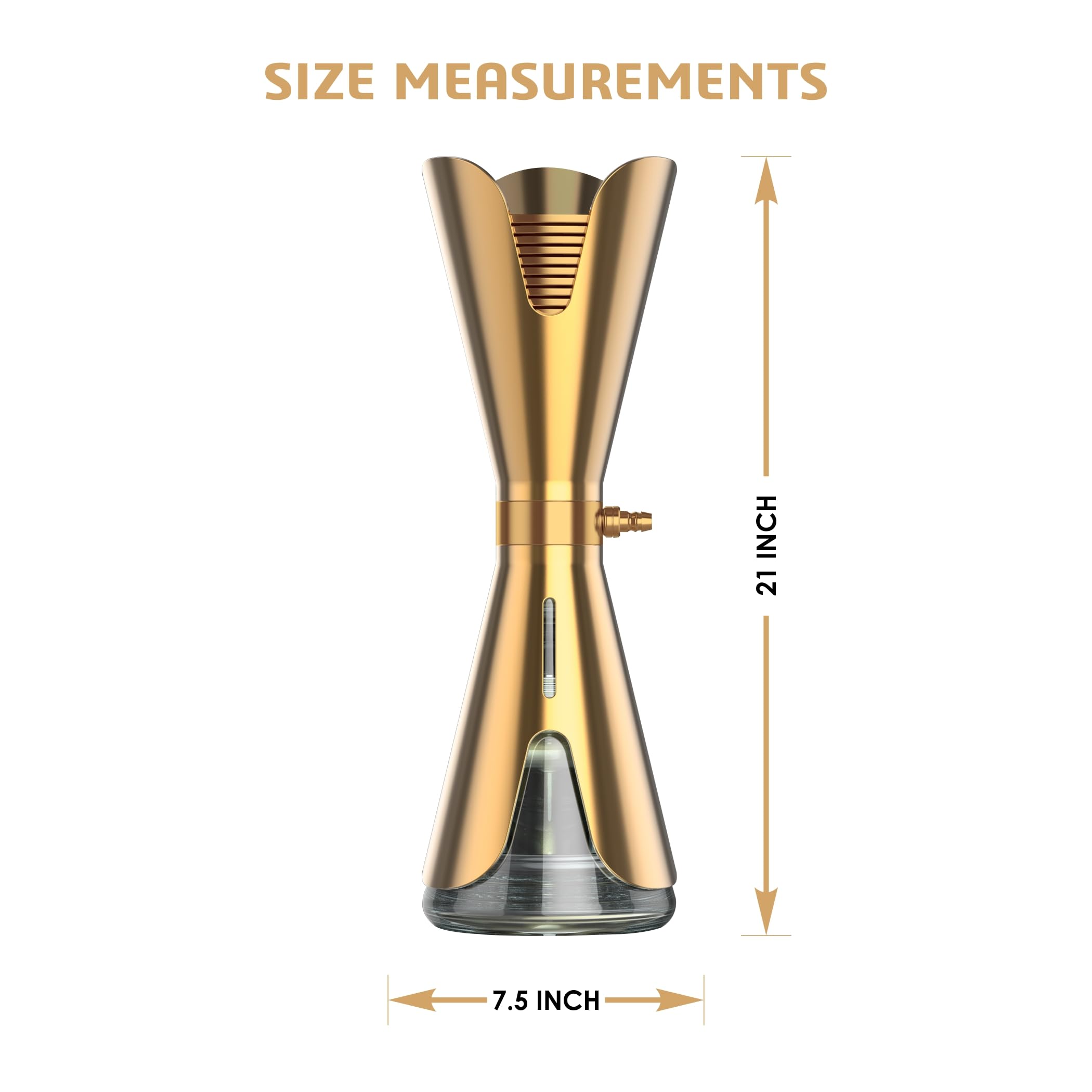 Amazon.com: COCOYAYA Enigma Shisha Hookah Golden : Health & Household