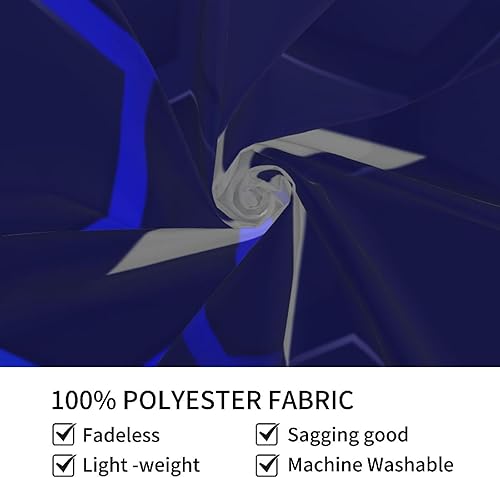 Miniatura 6 de LIFANGMI Bonnie Blue Flag Tapestry Wall Hanging 60x40 Inch Bedroom Living Room Dormitory Home Decoration Wall Tapestry