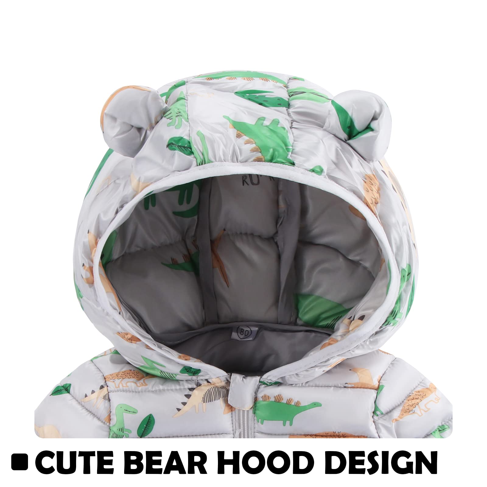 Chaqueta de invierno para bebé recién nacido, ropa de invierno, abrigo acolchado para niños pequeños