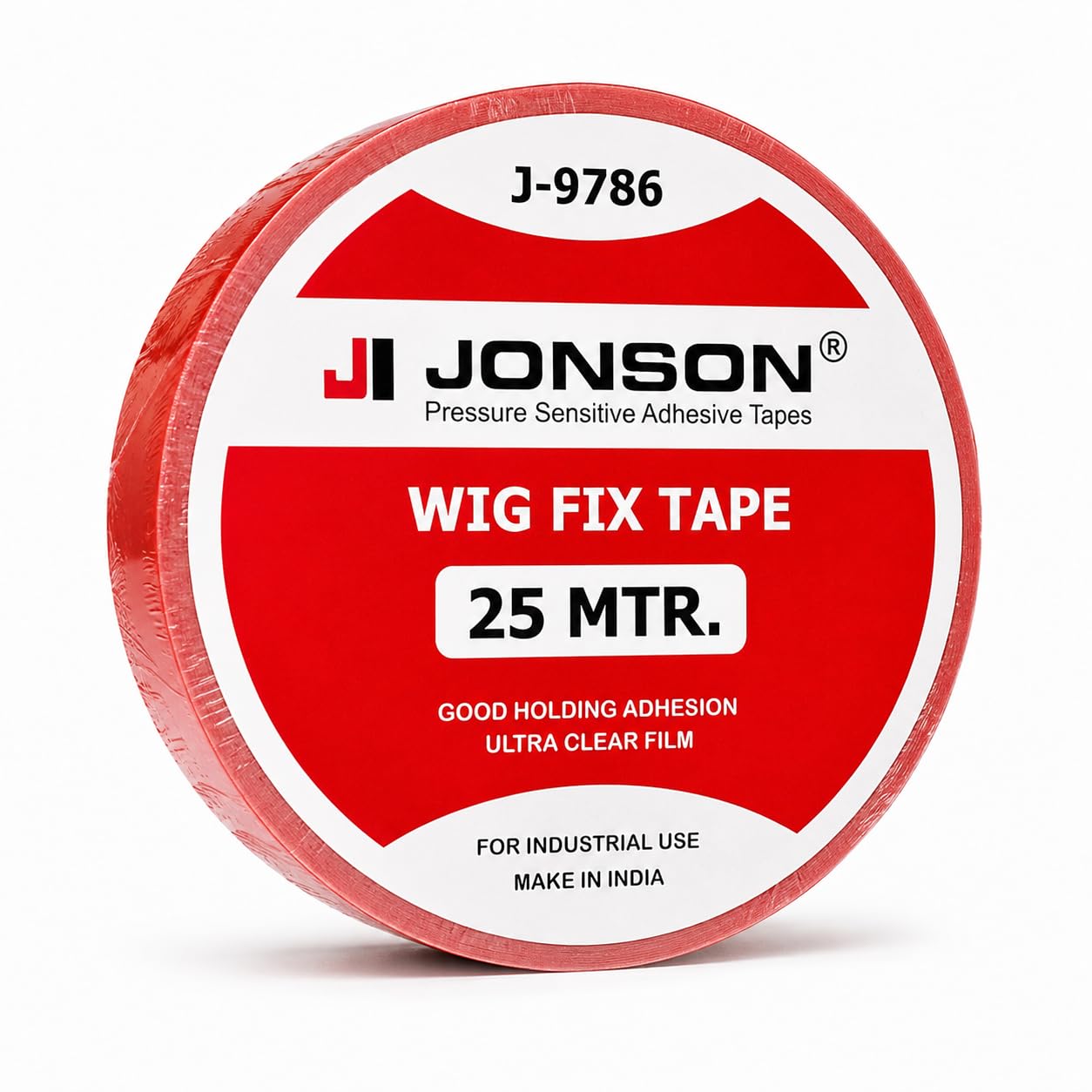 JOHNSON Red Hair Patch Tape Roll, 25 Meters | Double-Sided Hair System Adhesive Tape for Toupee, Wig & Hair Patch | Ideal for Short-Term Wear & Added Attachment Support |-picture-34