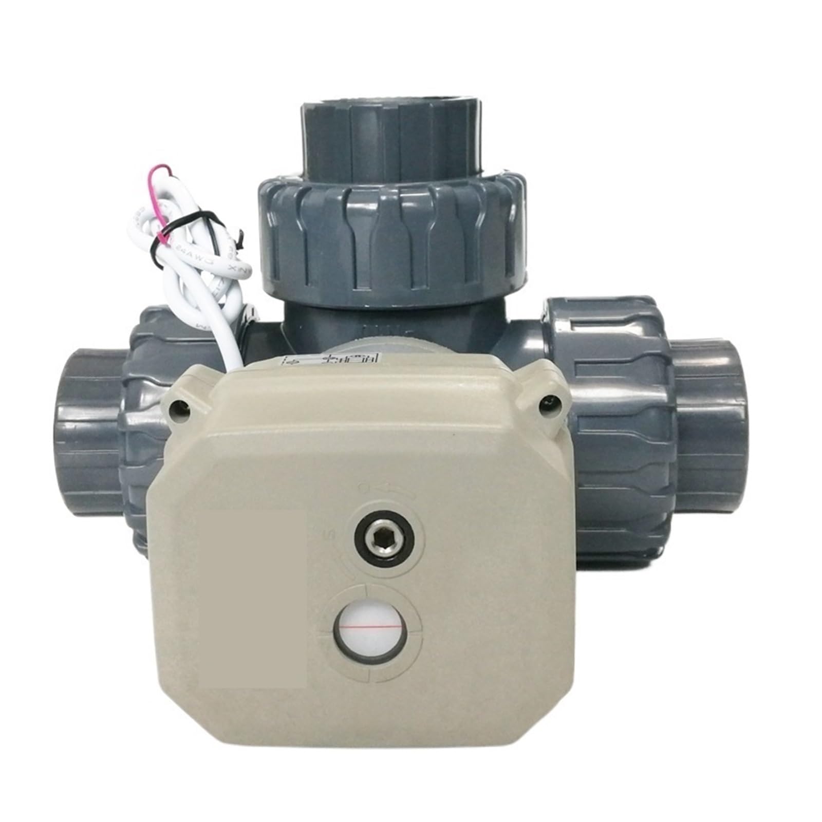 Válvula de bola eléctrica DN40 válvula de bola motorizada eléctrica de 3 vías válvula de agua accionada eléctrica de 11/2 "utilizada for piscina Piezas de válvulas de apertura y cierre de aire, g(L ty