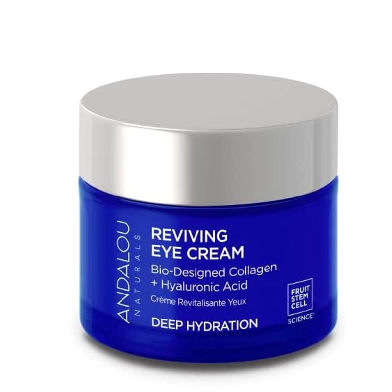 Creme para a região dos olhos Andalou Naturals Deep Hydration Reviving Eye Cream, 13 mL