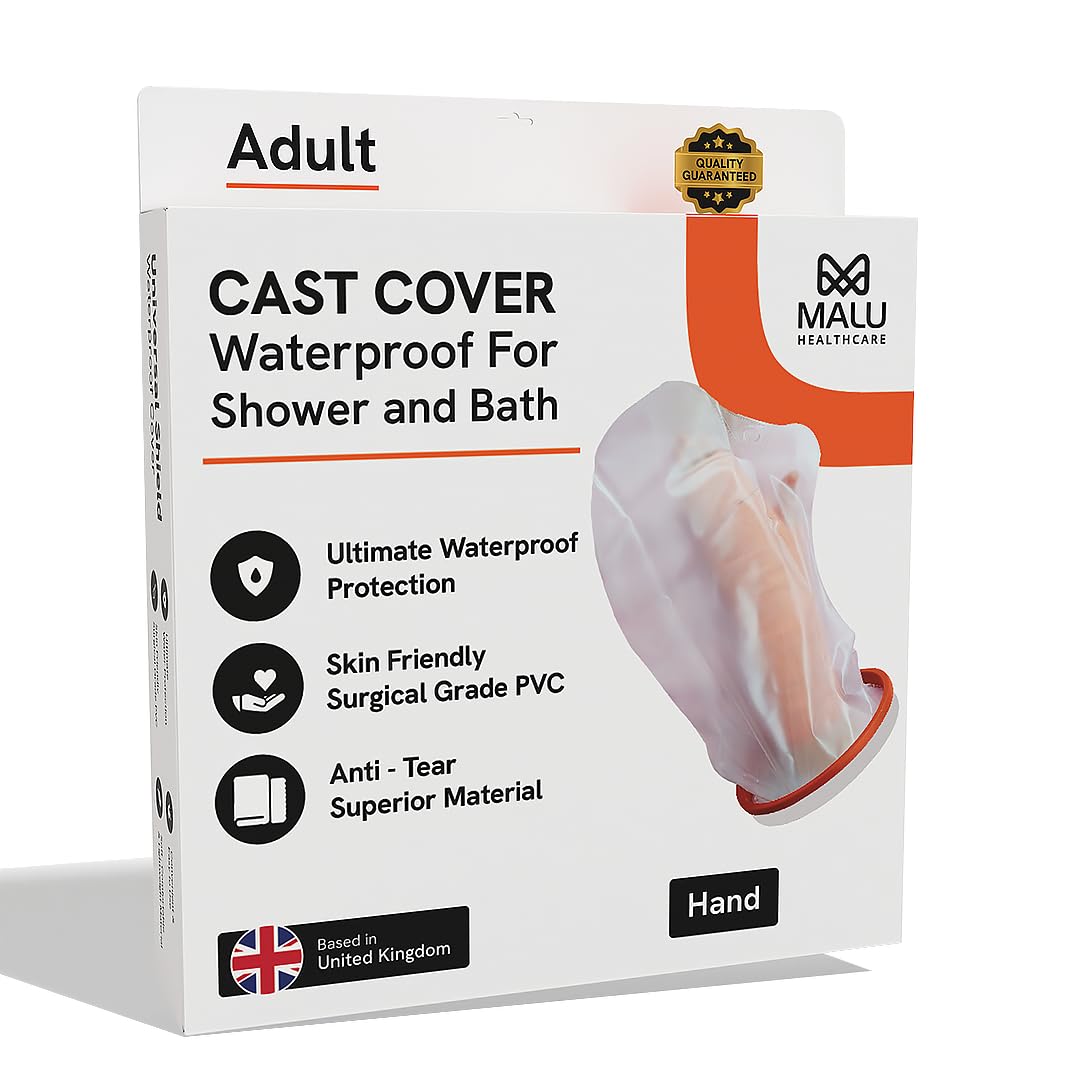 MALU HEALTHCARE Universal Waterproof Hand Cast Cover Protector | Waterproof Cast Covers for Shower | Cast Covers for Shower Arm | Arm Cast Covers for Shower Adult | Waterproof Hand Cover for Shower (B0CZNJQCLH) Amazon Price History, Amazon Price Tracker